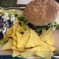 Thai burger at Graze in Antibes