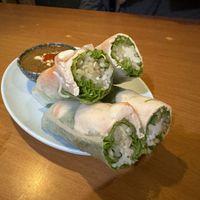 Veg Spring Rolls with Mock Meat  at Pho Morgan Hill in Morgan Hill