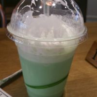Mint Milkshake at Earth Restaurant & Takeaway in Petersfield