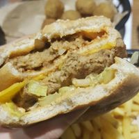 Big earth burger  at Earth Restaurant & Takeaway in Petersfield