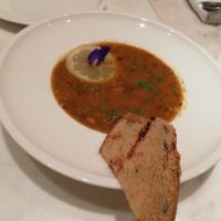 Yummy soup at Plant Cafe in Hamala