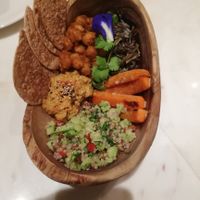 This salad bowl was delicious! at Plant Cafe in Hamala