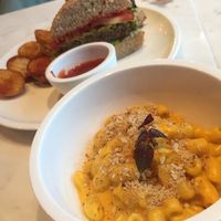 Mac and cheese at Plant Cafe in Hamala