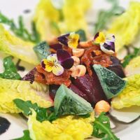 Roasted Beetroot Salad 🥗 😋 at Plant Cafe in Hamala