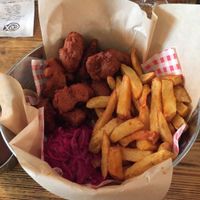 Vegan fried chicken main at Source in York