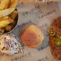 Pulled jackfruit at Source in York