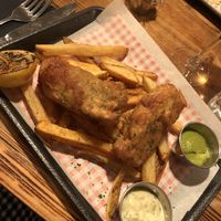 Tofu fish and chips  at Source in York