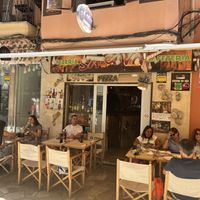 Outside seating.   at Sa Cova in Mallorca