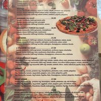 Menu  at Sa Cova in Mallorca