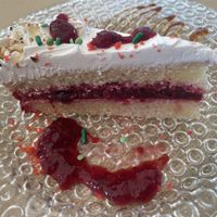 Vegan almond cake  at Sa Cova in Mallorca