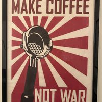   at First Village Coffee in Ossining