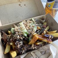 Loaded fries  at The Fish Shack in Canberra