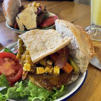 Sandwich de Chola  at Lupito Cocina Vegana in La Paz