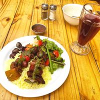 Brochetas a la brasa   at Lupito Cocina Vegana in La Paz