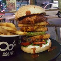 Time challenge burger at MooFree Burgers - North Lakes in Moreton Bay Region