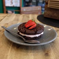 Monster cookie at MooFree Burgers - North Lakes in Moreton Bay Region