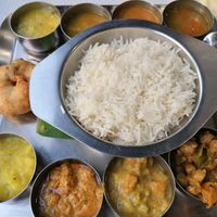 Vegan tali at Saravanaa Bhavan in Paris