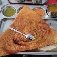 Masala Dosa  at Saravanaa Bhavan in Paris