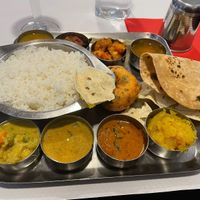 South Indian Thali  #Veganuary at Saravanaa Bhavan in Paris