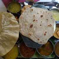 South indian thali at Saravanaa Bhavan in Paris