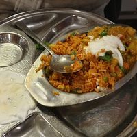 Biriani at Saravanaa Bhavan in Paris