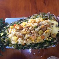 Pineapple fried rice. (Has egg) at Ngoc Huong in Ho Chi Minh City