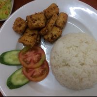 Fried lemongrass tofu.  at Ngoc Huong in Ho Chi Minh City