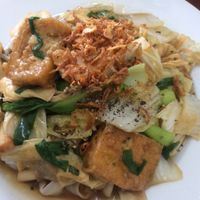 Fried noodles with vegetables, tofu, and mock meats. at Ngoc Huong in Ho Chi Minh City