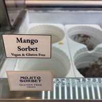 Sorbet options  at Angela's Ice Cream - Petaluma Blvd in Petaluma