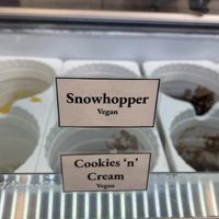 Vegan flavors   at Angela's Ice Cream - Petaluma Blvd in Petaluma