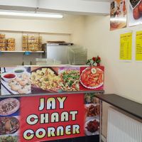 Chaat corner at Jay Sweet Mart  in South West London