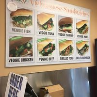 Sandwich menu  at VeggiEAT Xpress - 99 Ranch Market in Las Vegas