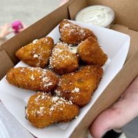Mac and cheese bites - sooo good! at Word of Mouth - Food Truck in Los Angeles