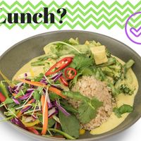 Curry of choice + Rice + Side Salad at Vege Rama - Westfield Carindale  in Carindale