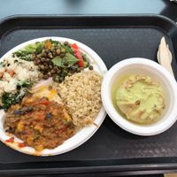 Hot combo + Thai soy pie at Vege Rama - Westfield Carindale  in Carindale