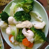 Fresh vegetables at An Lac Chay - Tay Ho District in Hanoi