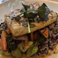 blood orange tofu   at Ott's Good Earth Garden in Mayetta