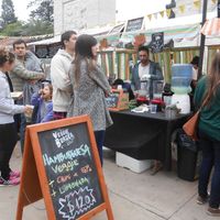 Organic Food Fair at Caballito at The Veggie Burger Club Food Truck in Buenos Aires