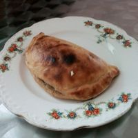 vegan Empanada at The Churro Bar & Vegan Bakery in Cusco