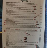 Menu at Pizzeria Altabix in Elche