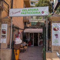 From the outside at Vercesi in Genoa