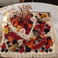 Vegan wedding cake 😋 at Vercesi in Genoa