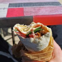 Mckinley vegan wrap at Arctic Cafe in Val-disere