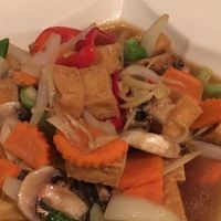 Ginger Tofu dish at Siam Spice in Daytona Beach