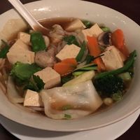 Noodles with tofu and vegetables  at Siam Spice in Daytona Beach