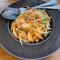 Papaya salad !  at The Chill in Trat