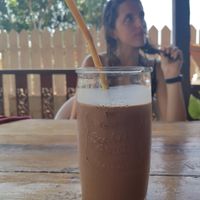 Chocolate smoothie (vegan) at The Chill in Trat