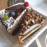 Three different cakes to take away at Sorrir in Wroclaw