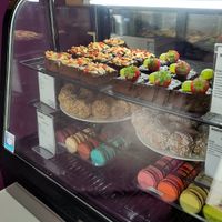 Cake showcase at Sorrir in Wroclaw