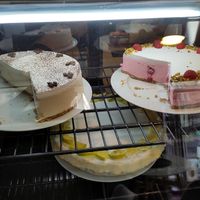 Cake showcase at Sorrir in Wroclaw
